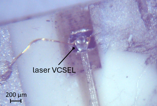 Soczewka światłowodowa do sprzęgania z laserem VCSEL