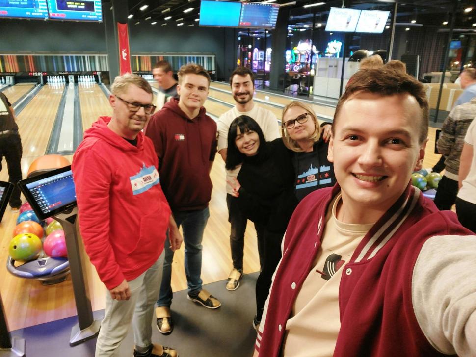 Reprezentacja Katedry na mistrzostwach w bowling